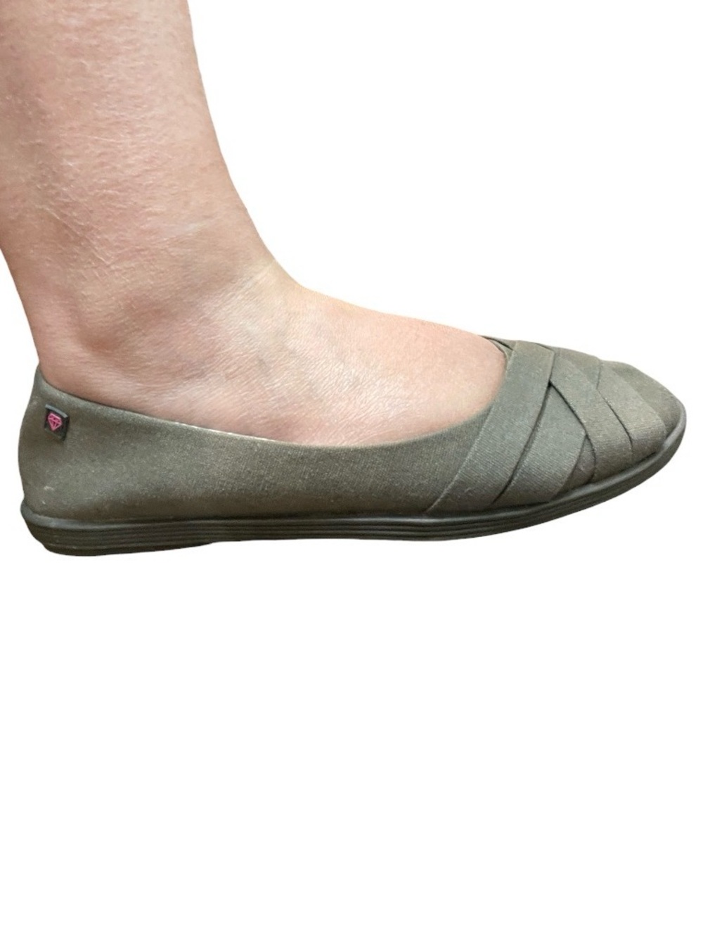 Rock & Candy Women's Magic Gladiator Slip-on Grey Ballet Flat - Picture 2 of 9